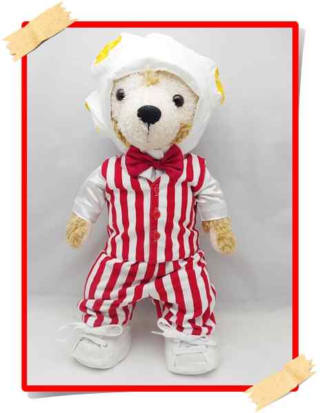 予約受付中】 ダッフィー 衣装 Sサイズ (身長43cm) 変身シリーズ