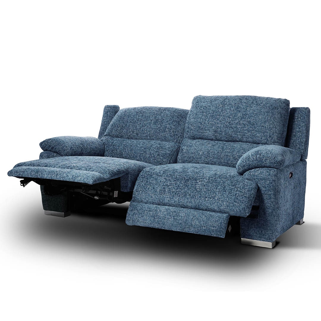 DULTON ONLINE SHOP | ELECTRIC RECLINING SOFA 2P SAPPHIRE BLUE
