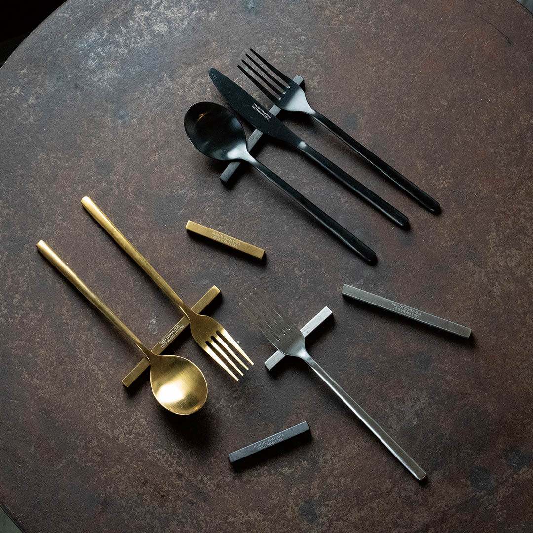 DULTON ONLINE SHOP | CUTLERY REST SQUARE L70 SATIN(S SATIN