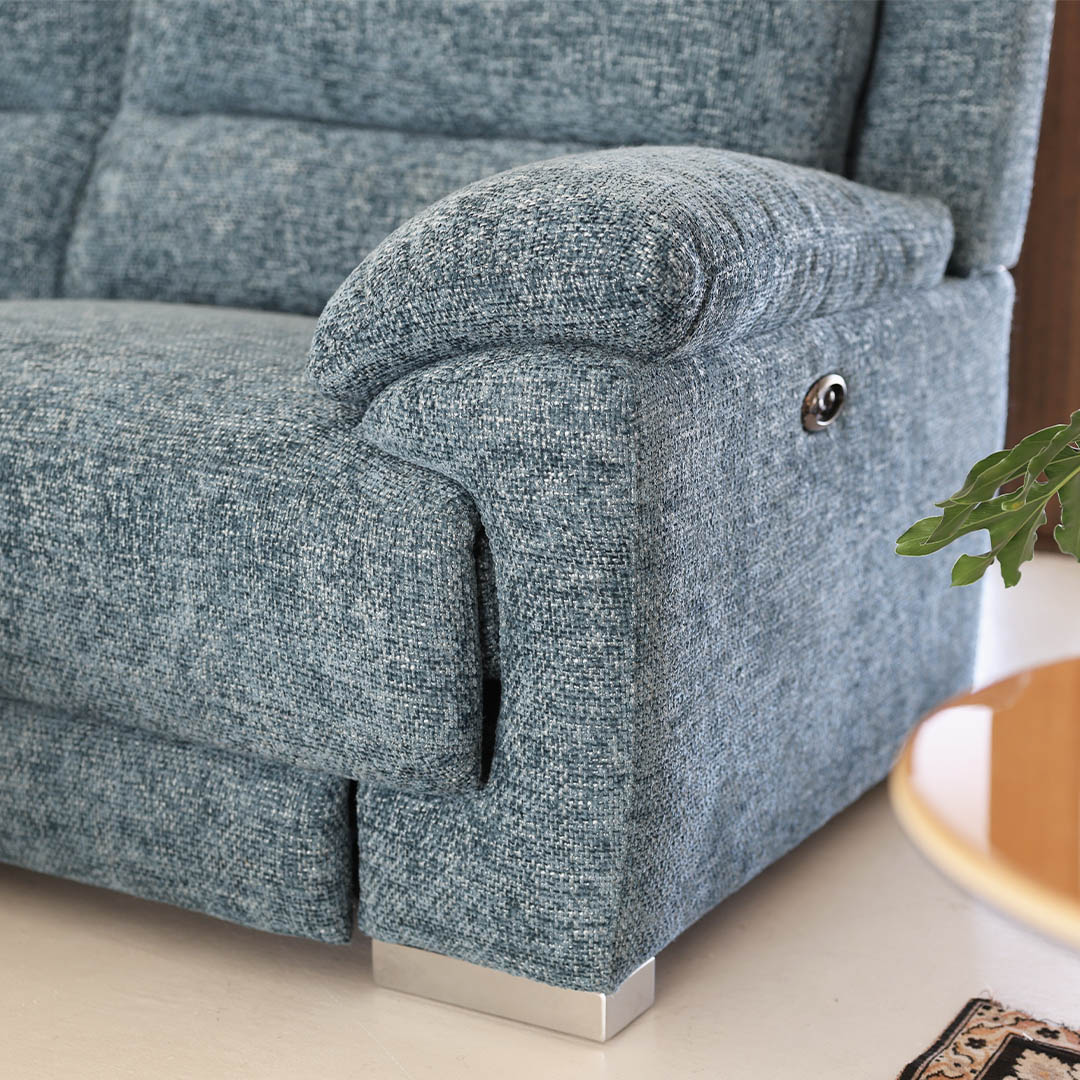 DULTON ONLINE SHOP | ELECTRIC RECLINING SOFA 2P SAPPHIRE BLUE