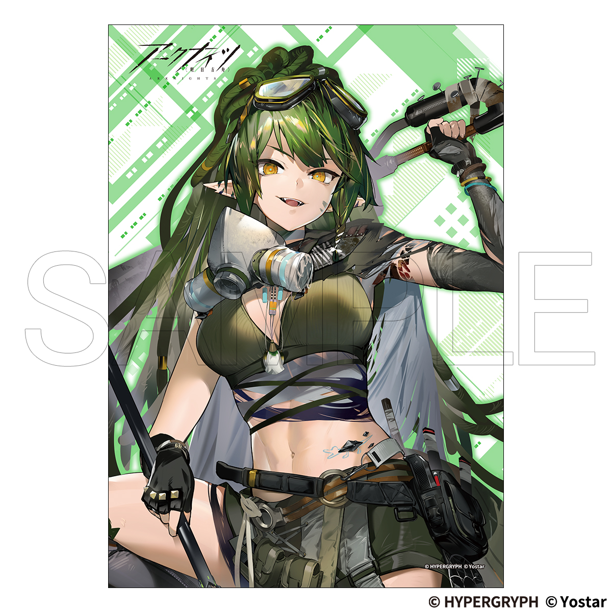 アークナイツ』より、「ほぼ等身大タペストリー」「BIGアクリル