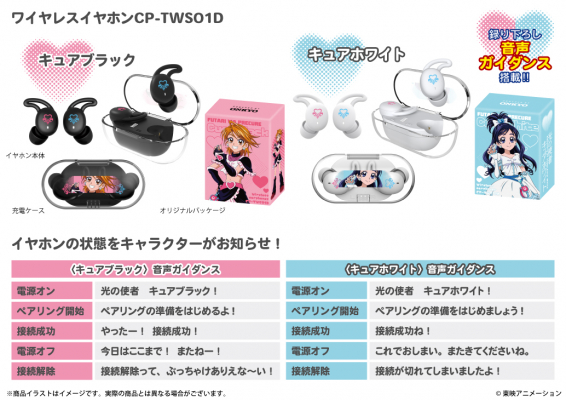 ふたりはプリキュア』より、「キュアブラック」「キュアホワイト」の録