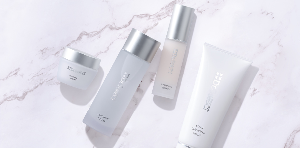 輝く素肌を目指す方へ、ドクターセレクトのホワイトニングシリーズ