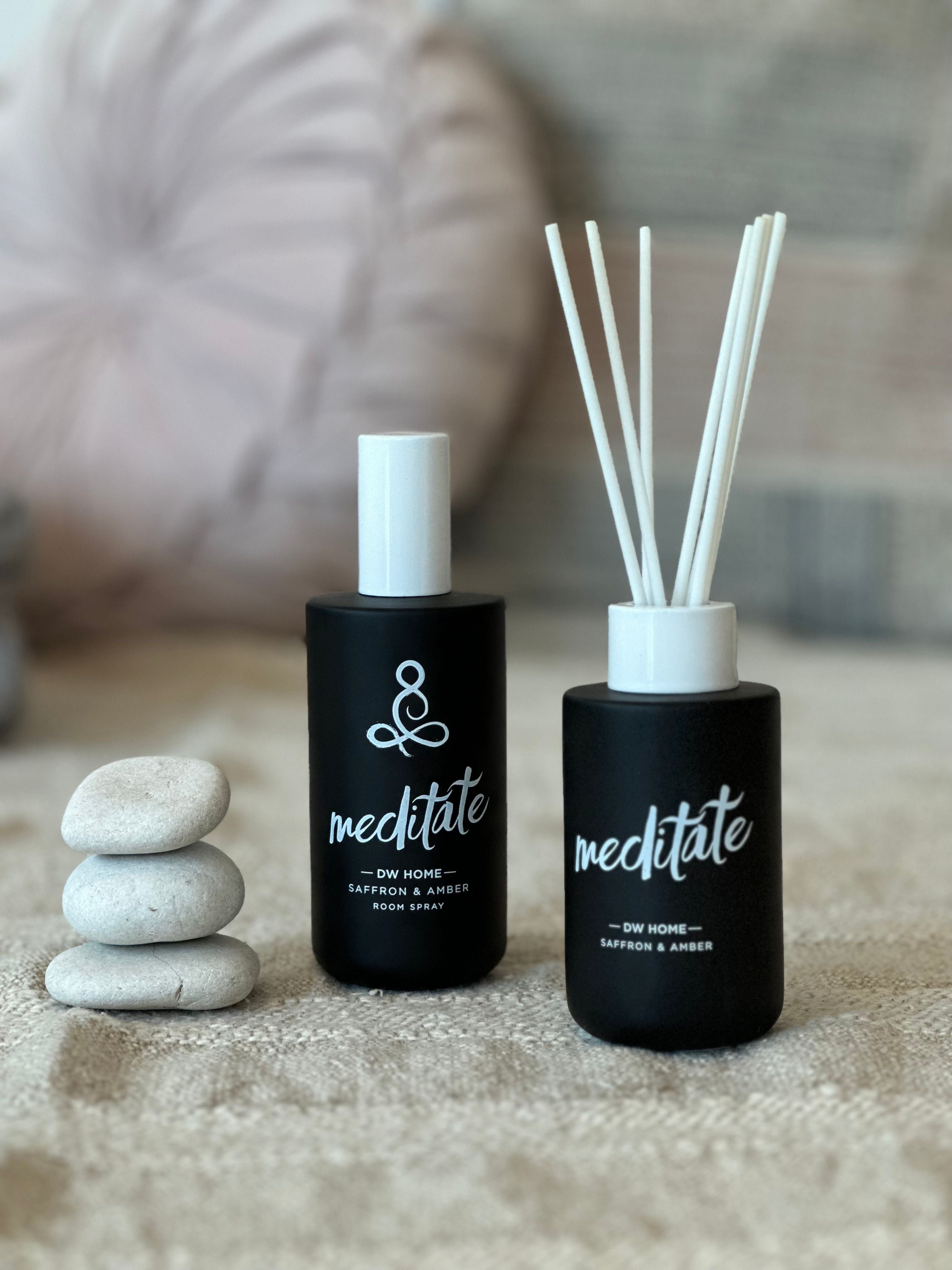 Meditate | Saffron & Amber | Reed Diffuser – DW Home Candles