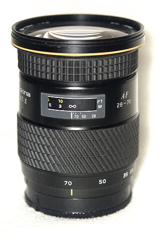 Tokina 28-70 F2.8 AT-X AF 2.8 A-mount lens info