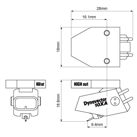 DV 10XA-H/L｜MCカートリッジ｜ダイナベクター