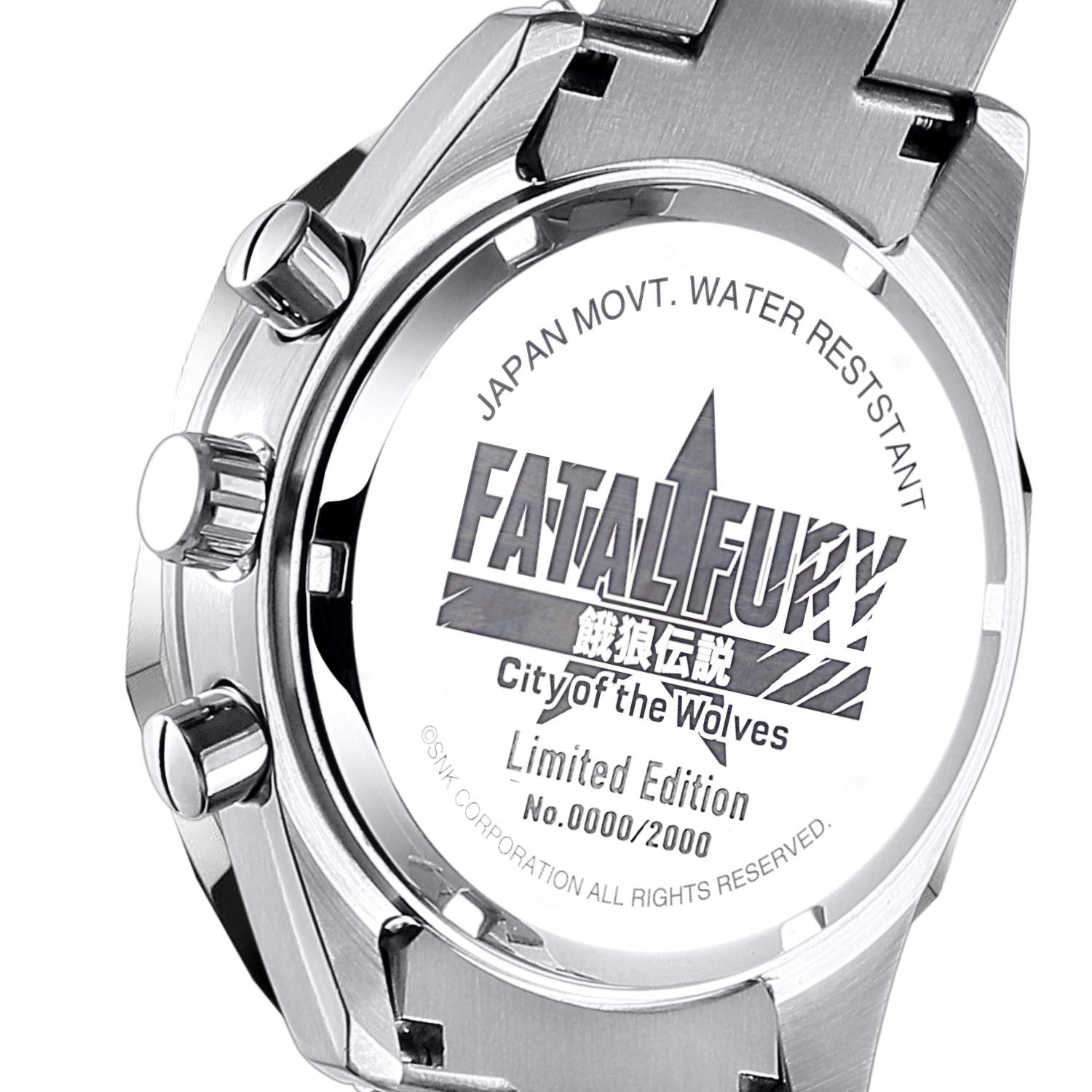 餓狼伝説 City of the Wolves テリー・ボガード クロノグラフ腕時計