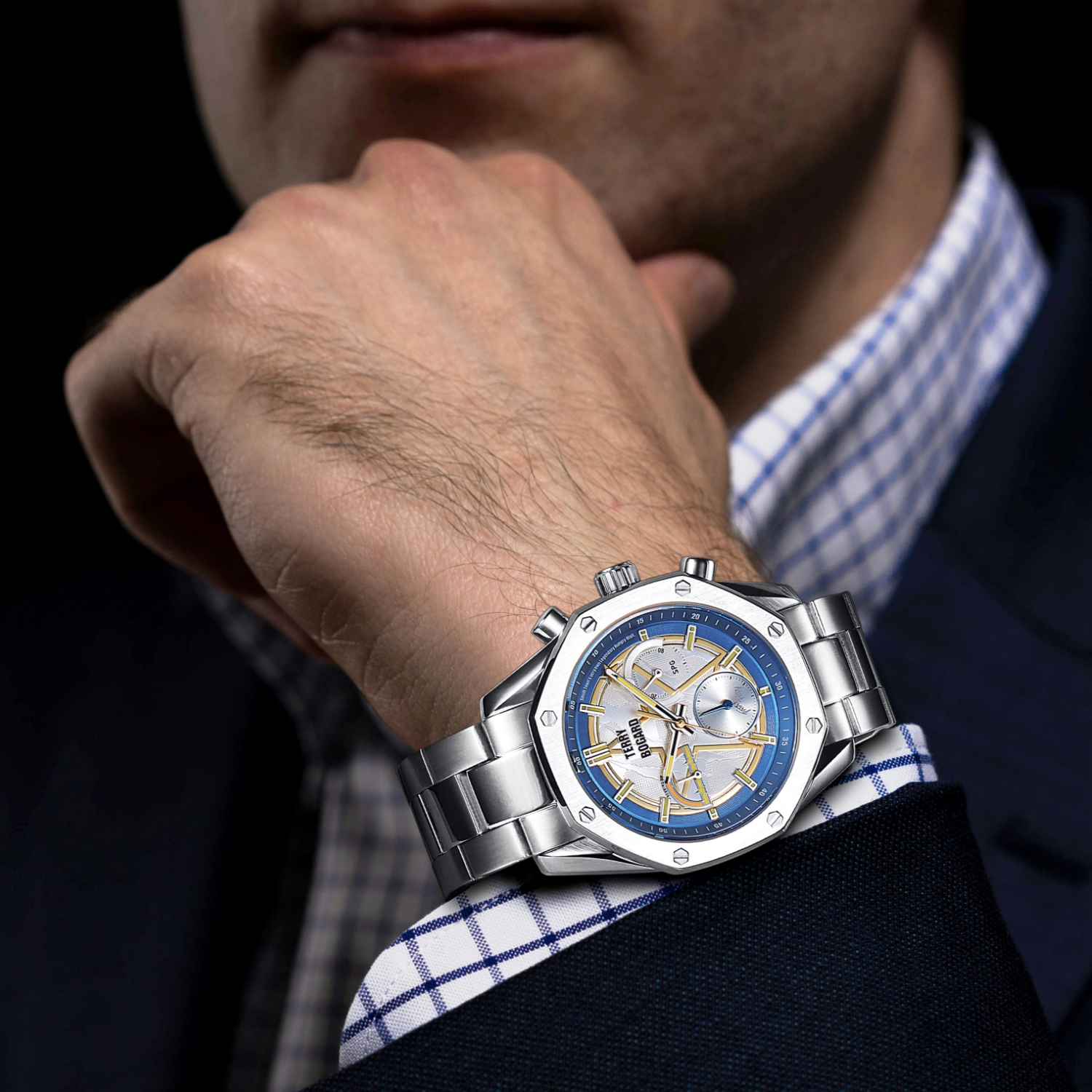 餓狼伝説 City of the Wolves テリー・ボガード クロノグラフ腕時計