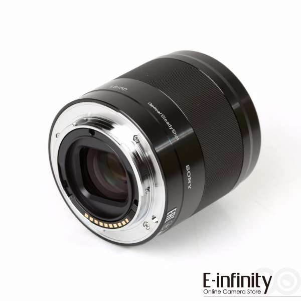 Buy Sony E 50mm F1.8 OSS E-mount Lens SEL50F18 (Black) - E-Infinity