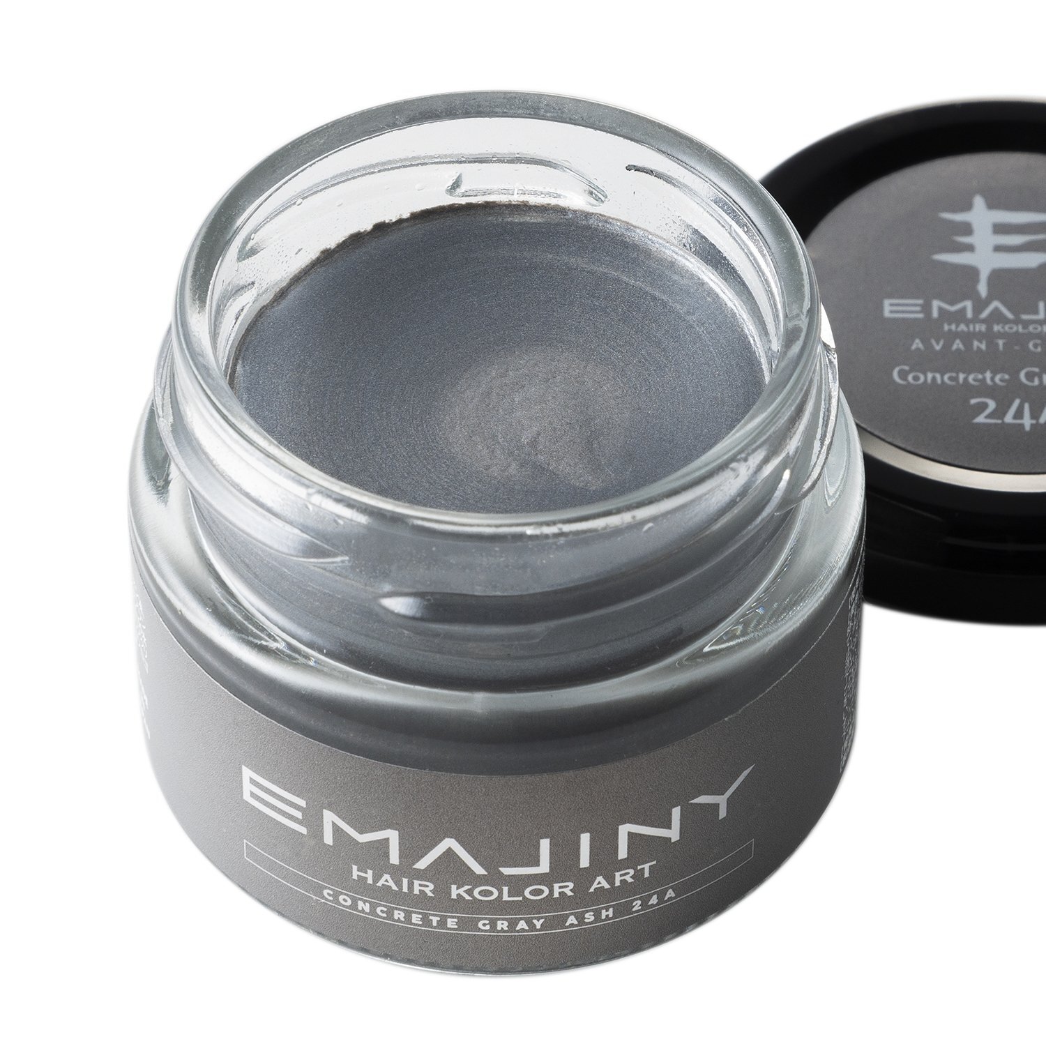 コンクリート グレイ アッシュ ヘア カラーワックス 濃銀 36g 【日本製