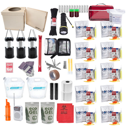 10 Person Workplace Lockdown Emergency Kit — Emergency Zone