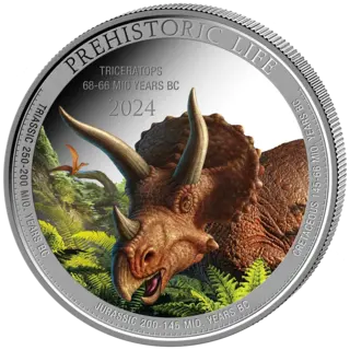 Prehistoric Life Gold & Silver Coins » EMK.com