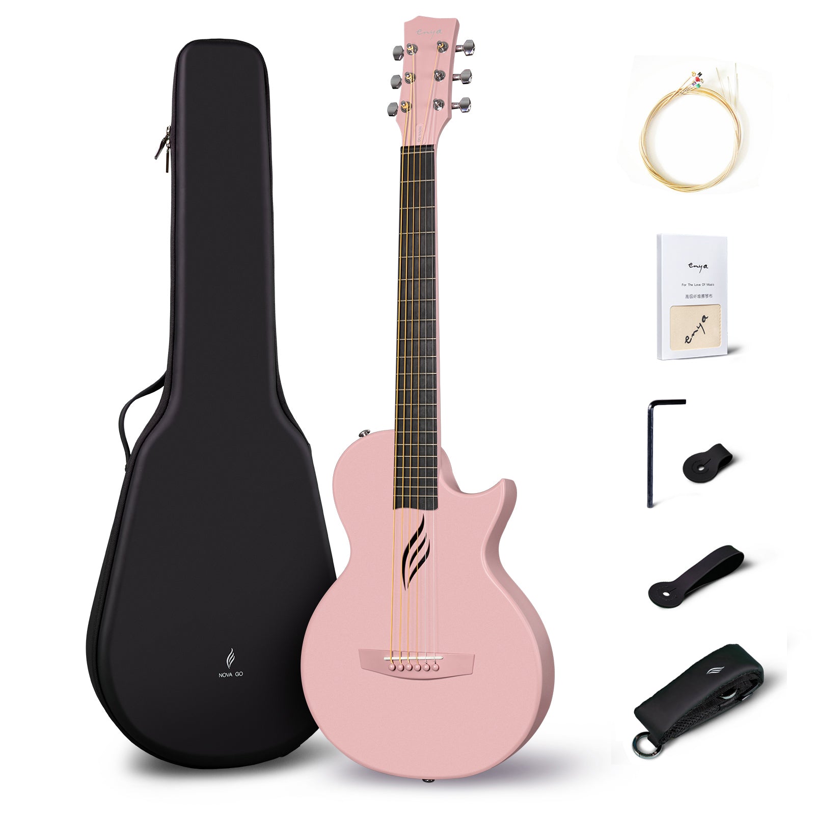 Nova Go: Durable, Light, Cute, Carbon Fiber Travel Guitar