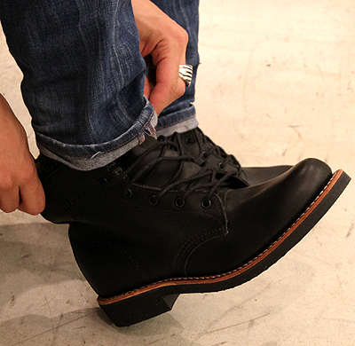 チペワ（CHIPPEWA）97064 BLACKを履いてみたエンジニアブーツ倶楽部