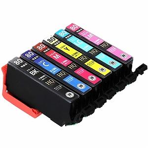 IC6CL80L 6色パック〔エプソン/EPSON〕対応 互換インクカートリッジ 6