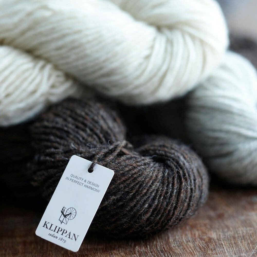 KLIPPAN/クリッパン リサイクルウールスロー スクエア ブラウン/レッド