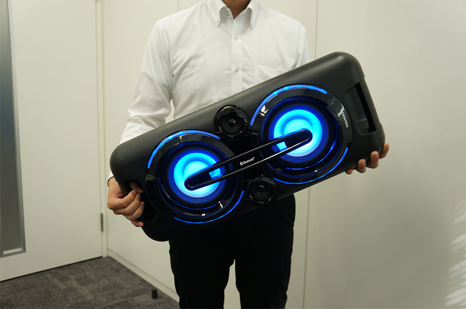 試用レポート 東芝 Bluetooth対応 超大型スピーカー TY-ASC60 家電と