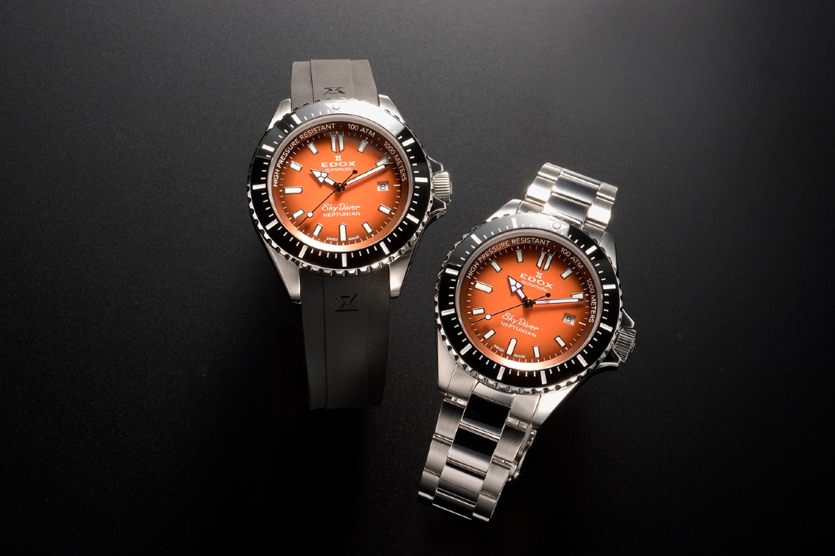 スカイダイバー ネプチュニアン オートマティック 新作情報 | EDOX日本