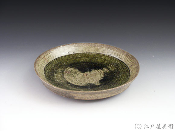 加守田 章二 灰釉 皿