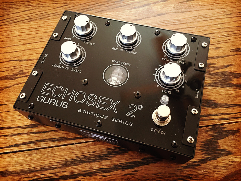 Gurus Amp Echosex 2° 真空管搭載のエコーレックレプリカエフェクター