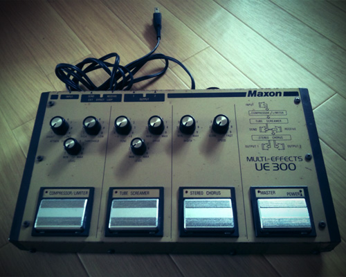 アナログマルチエフェクター「Maxon UE-300」レビュー | 魔法の箱研究