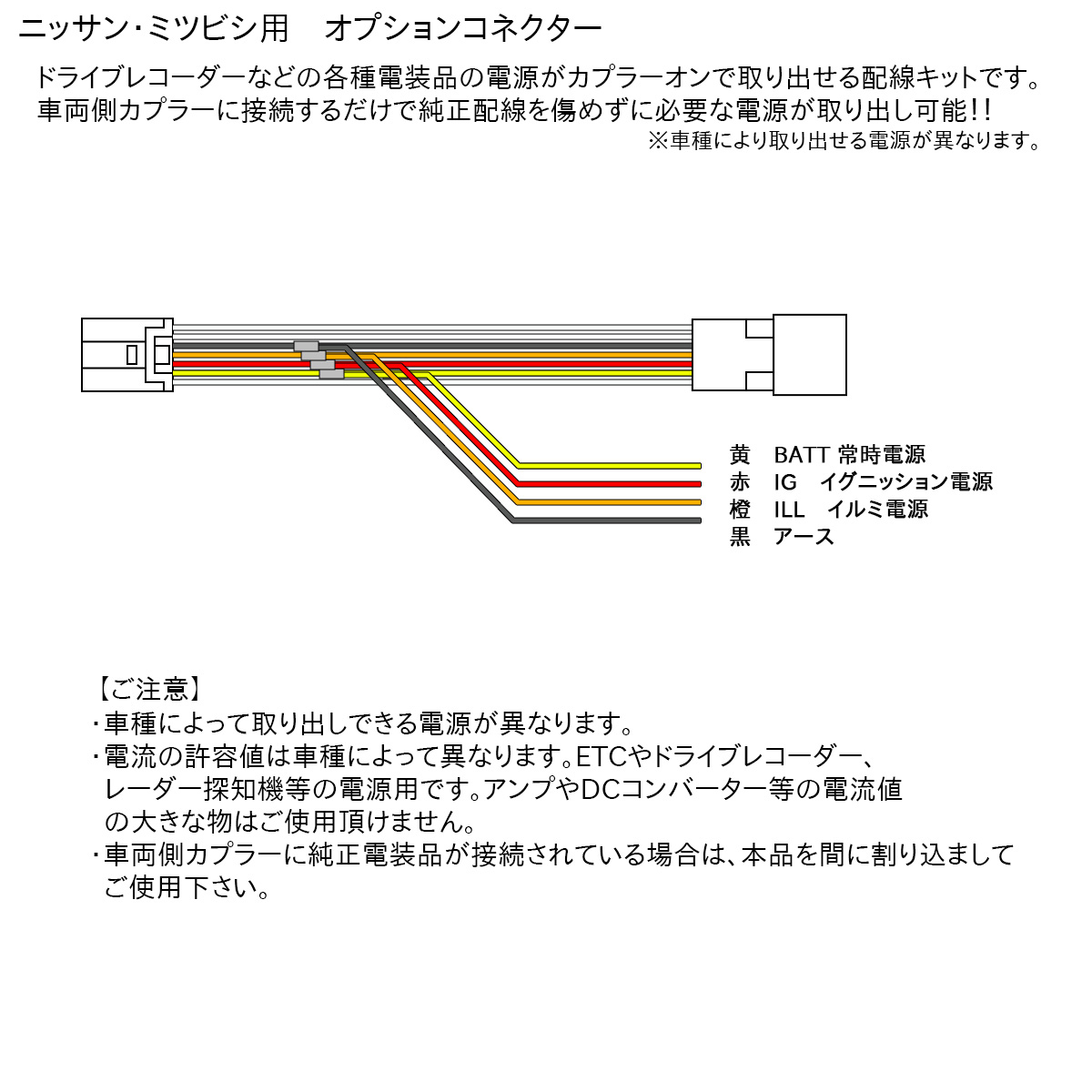 オプションカプラー T33 エクストレイル C28 セレナ E13 ノート オーラ