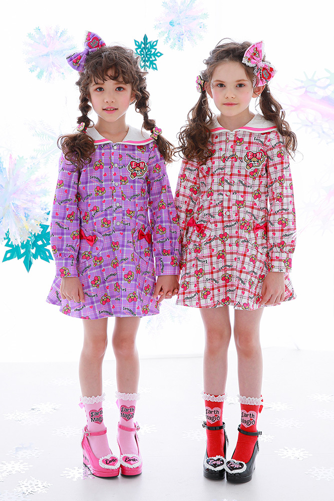 アースマジック EARTHMAGIC ハートウェッジソールエナメルパンプス