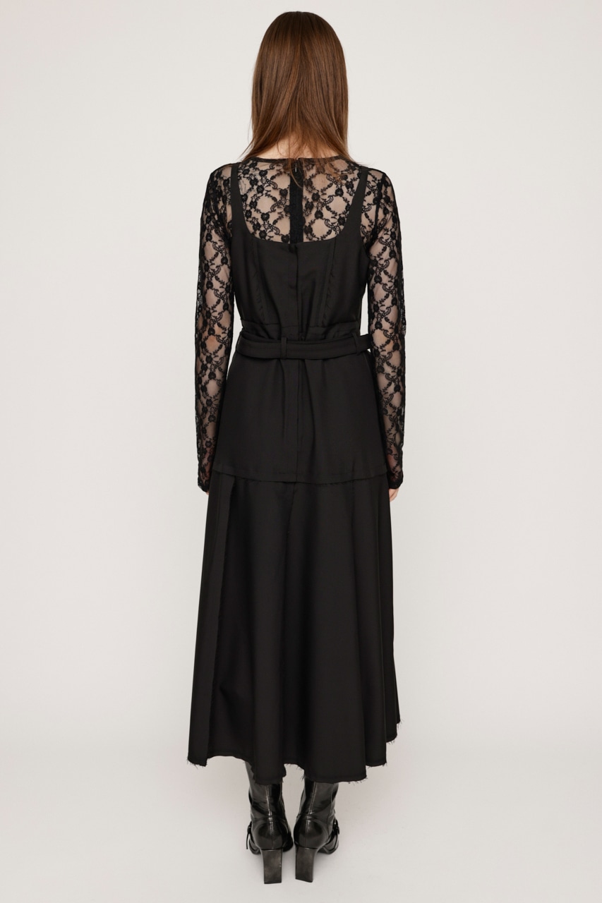 SLY | PLEATS BELTED ロングワンピース (ワンピース(ロング） ) |SHEL