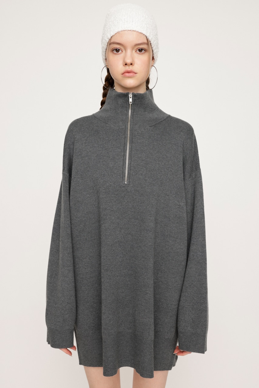 SLY | HALF ZIP H／N LOOSELY ワンピース (ワンピース(ミニ