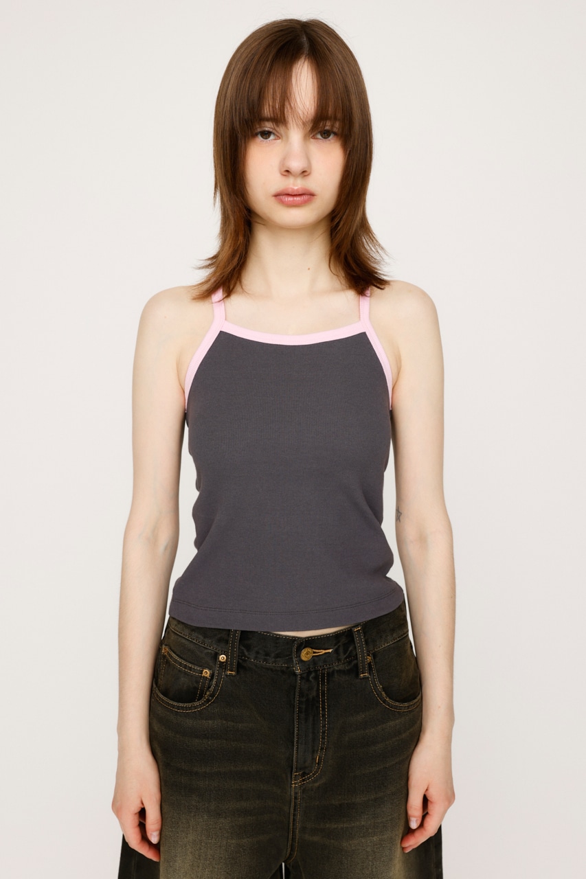 SLY | BACK AMERICAN SLEEVE キャミソール (キャミソール ) |SHEL'TTER