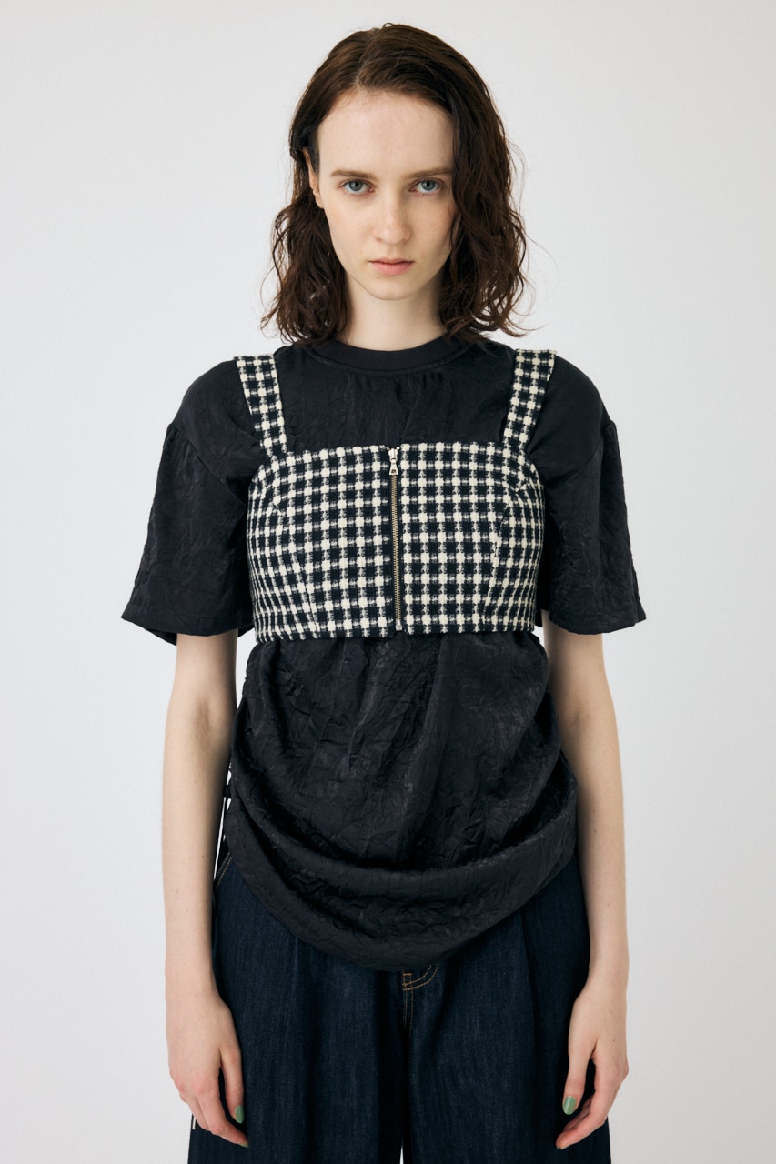 MOUSSY | COMPACT TWEED ビスチェ (その他トップス ) |SHEL'TTER WEBSTORE