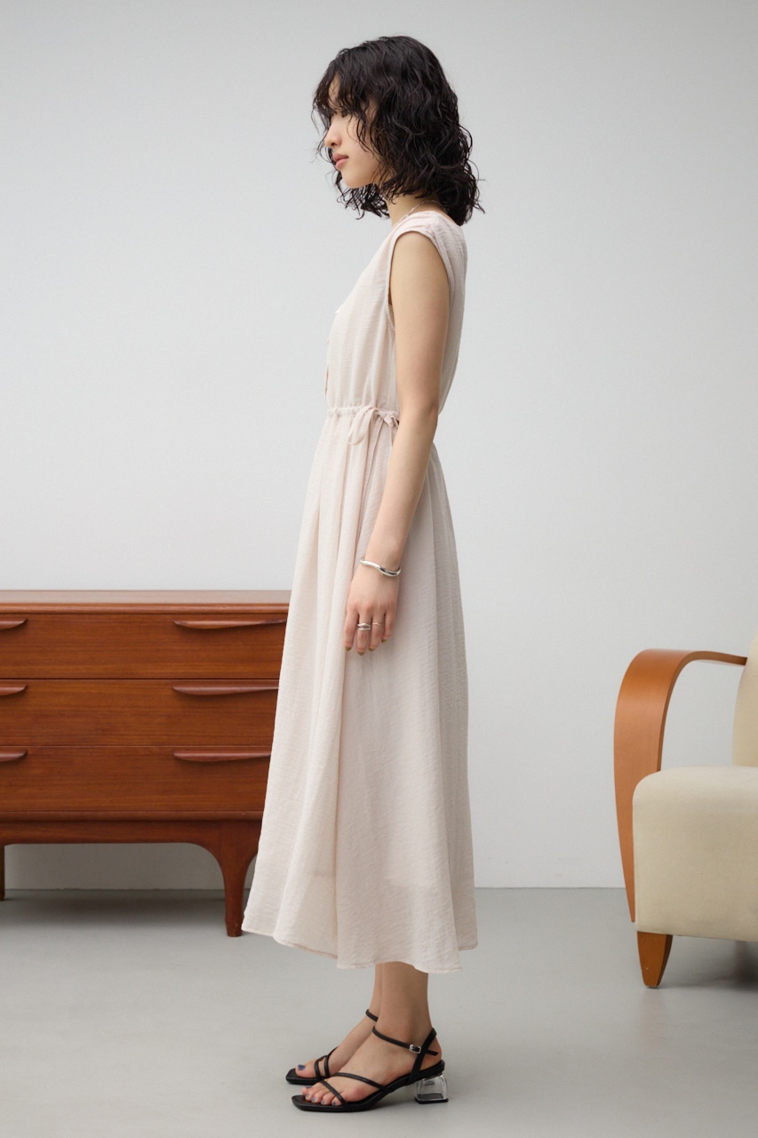 AZUL BY MOUSSY | ウエスト切替袖ギャザーノースリーブワンピース