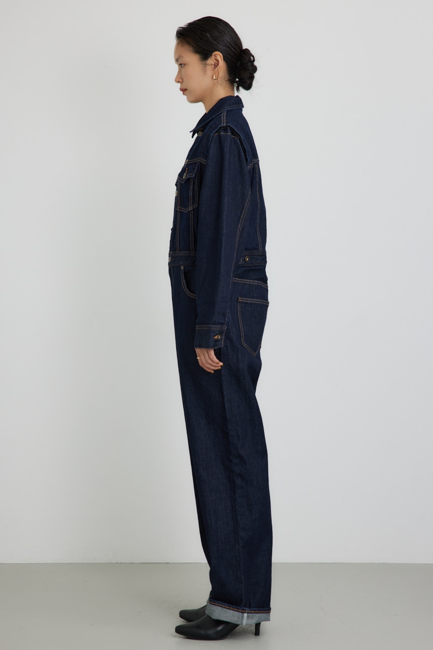 AZUL BY MOUSSY | 【PLUS】2WAYデニムジャンプスーツ (ワンピース