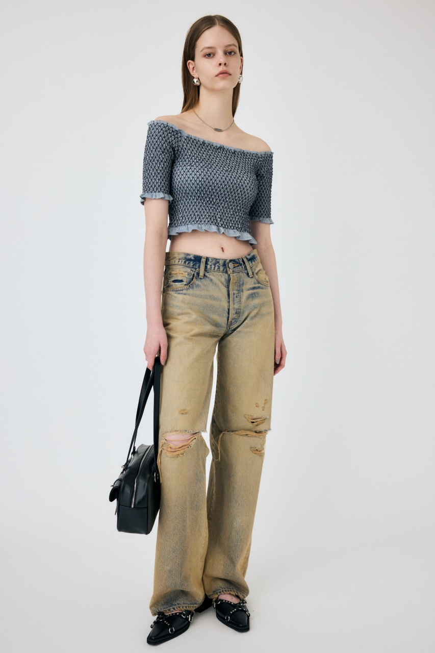 MOUSSY | WAVY オフショルダートップス (その他トップス ) |SHEL'TTER