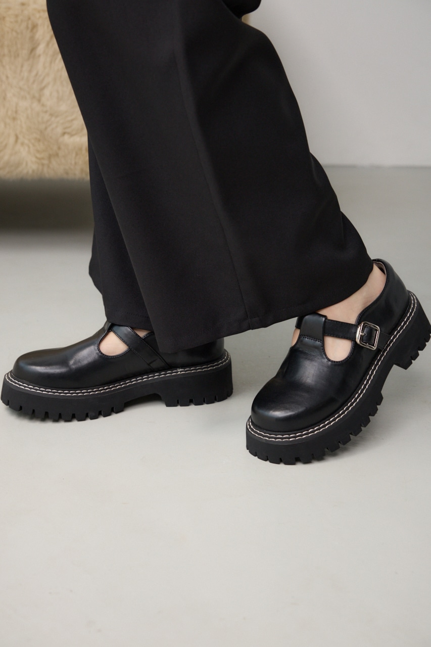 AZUL BY MOUSSY | Tストラップ厚底ローファー (ローファー