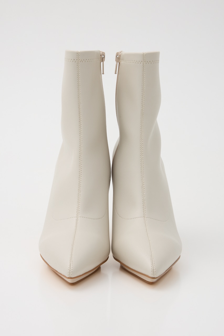 rienda | ポインテッドトゥフィットショートブーツ (ブーツ ) |SHEL