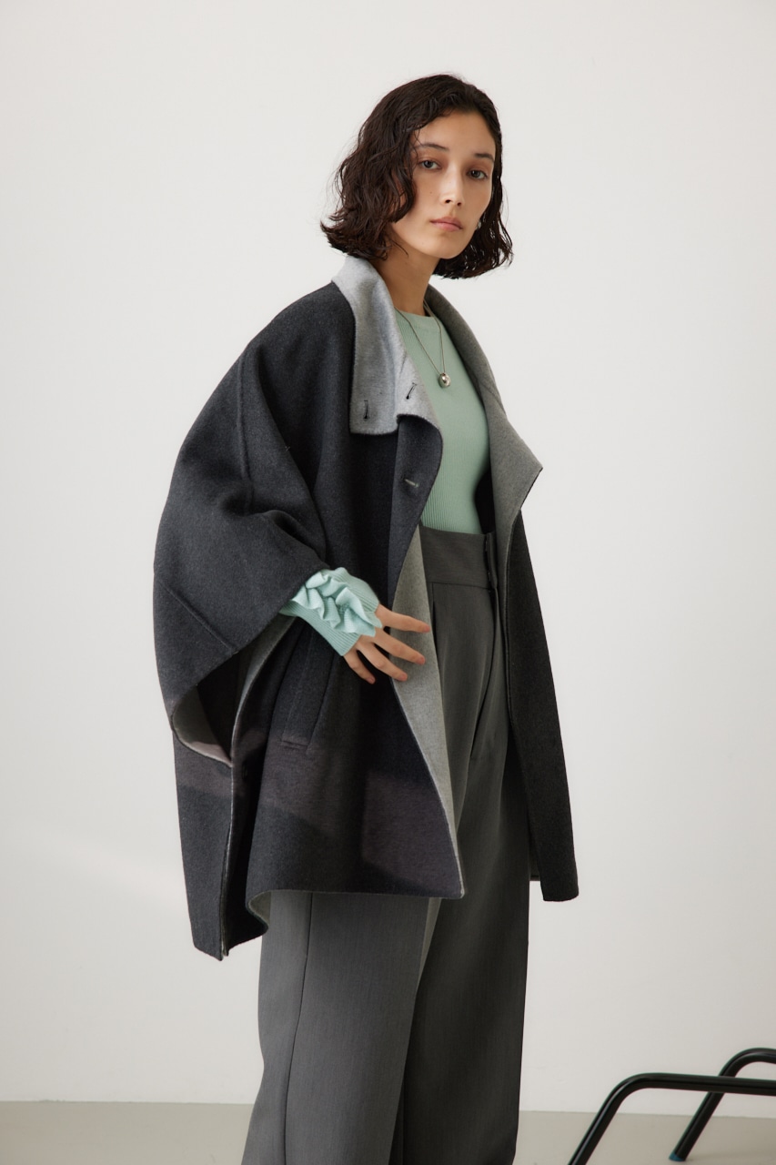 crie conforto | スタンドネックポンチョ (コート ) |SHEL'TTER WEBSTORE