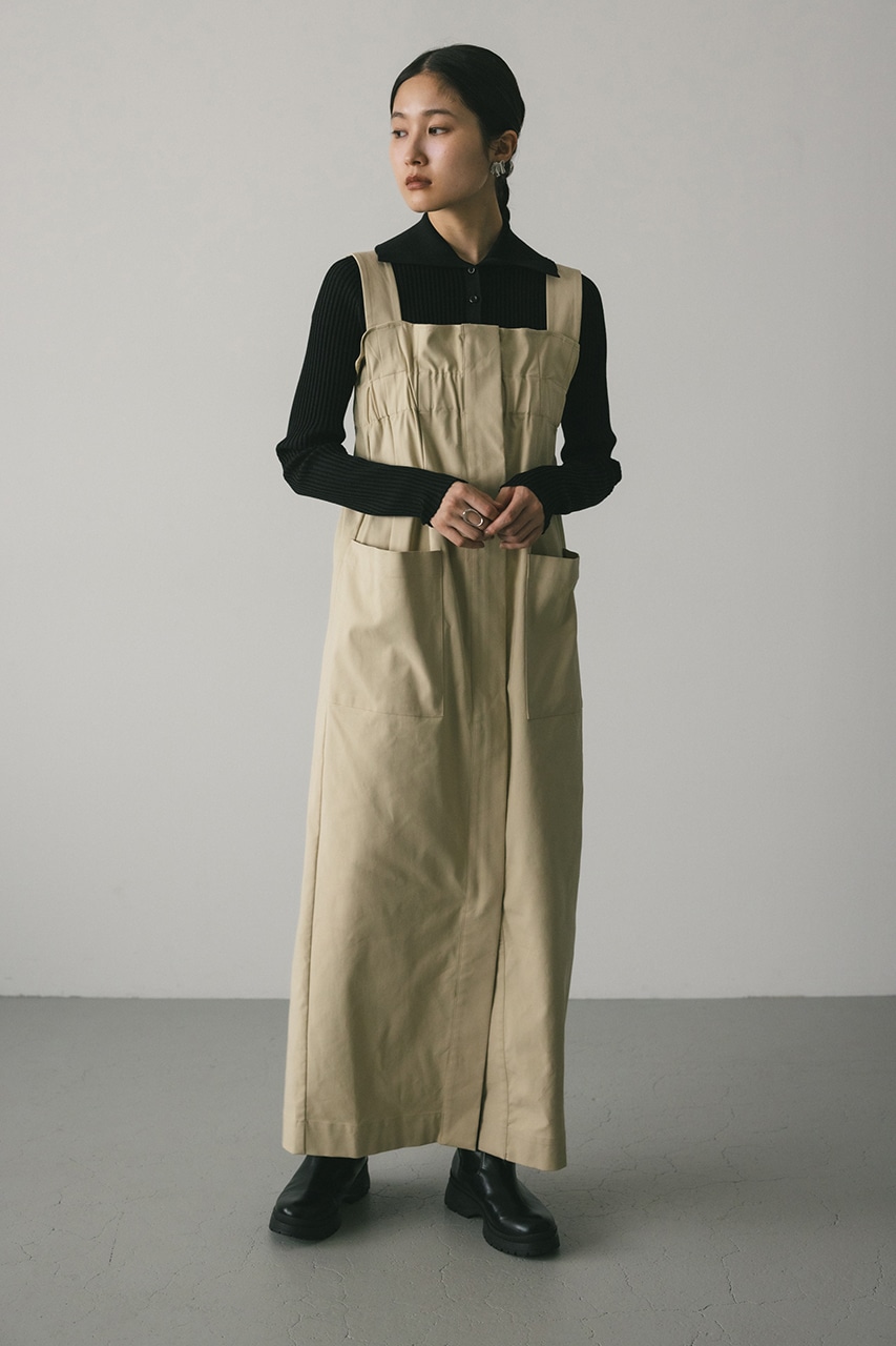 STYLEMIXER | ワイドギャザージャンスカ (ワンピース(ロング） ) |SHEL