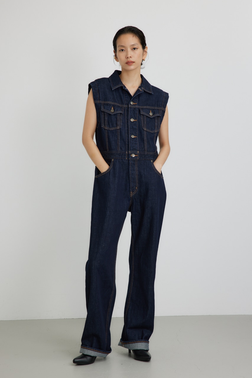 AZUL BY MOUSSY | 【PLUS】2WAYデニムジャンプスーツ (ワンピース
