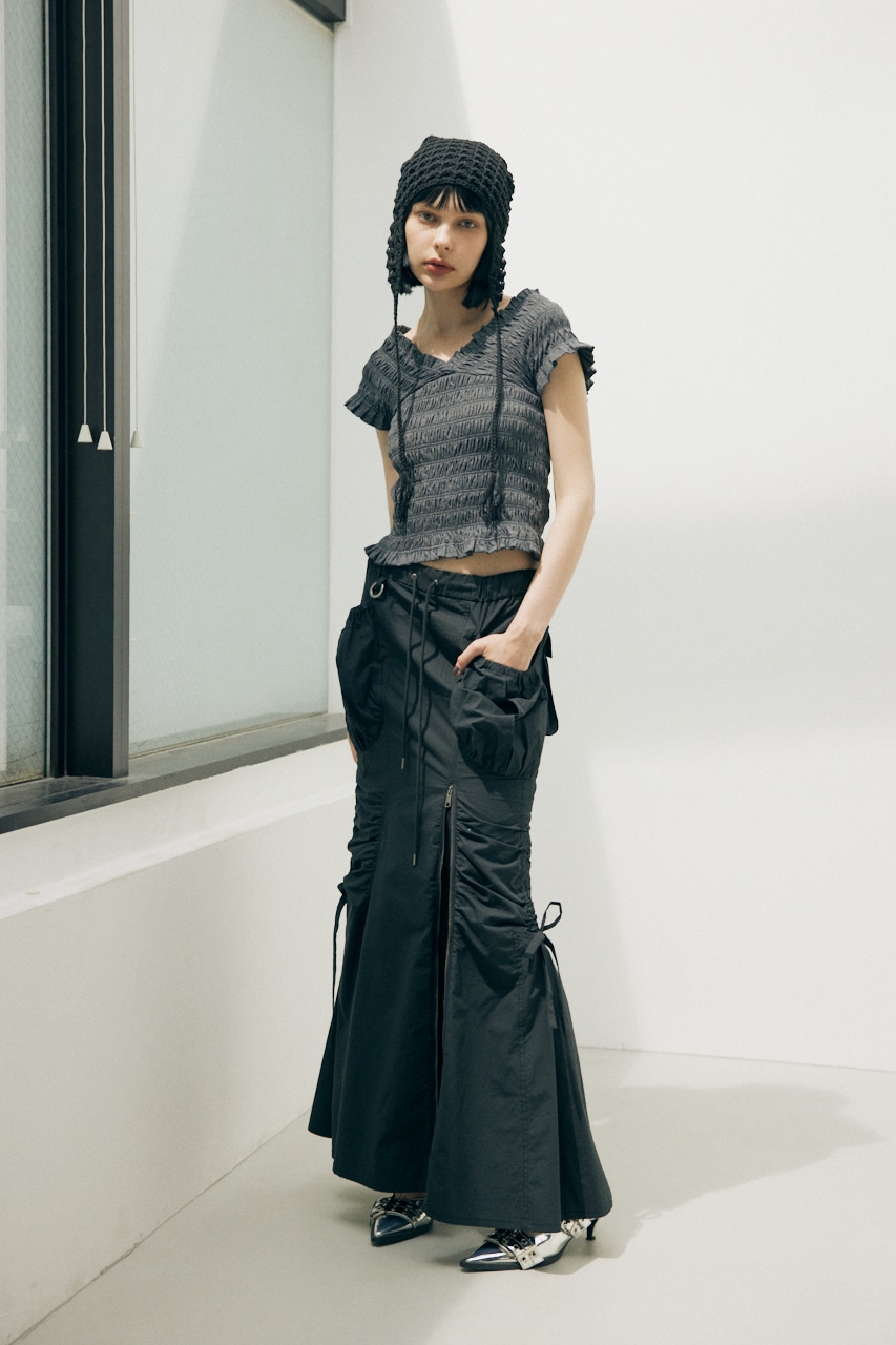 SLY | 2WAY SHIRRING BUSTIER トップス (タンクトップ ) |SHEL'TTER