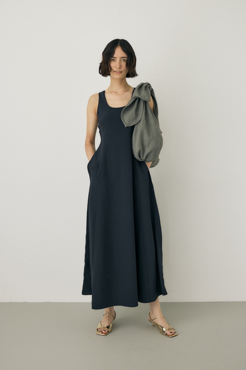 M_ | レースアップワンピース リサイクルポリエステル使用 (ワンピース