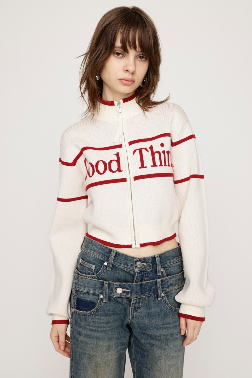 SLY | LINE LOGO ZIP カーディガン (カーディガン ) |SHEL'TTER WEBSTORE