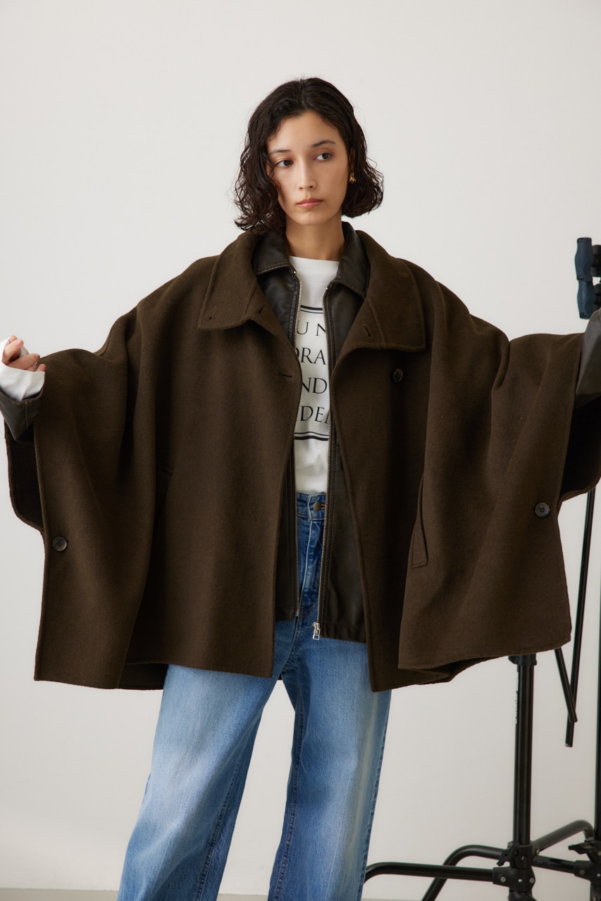 crie conforto | スタンドネックポンチョ (コート ) |SHEL'TTER WEBSTORE