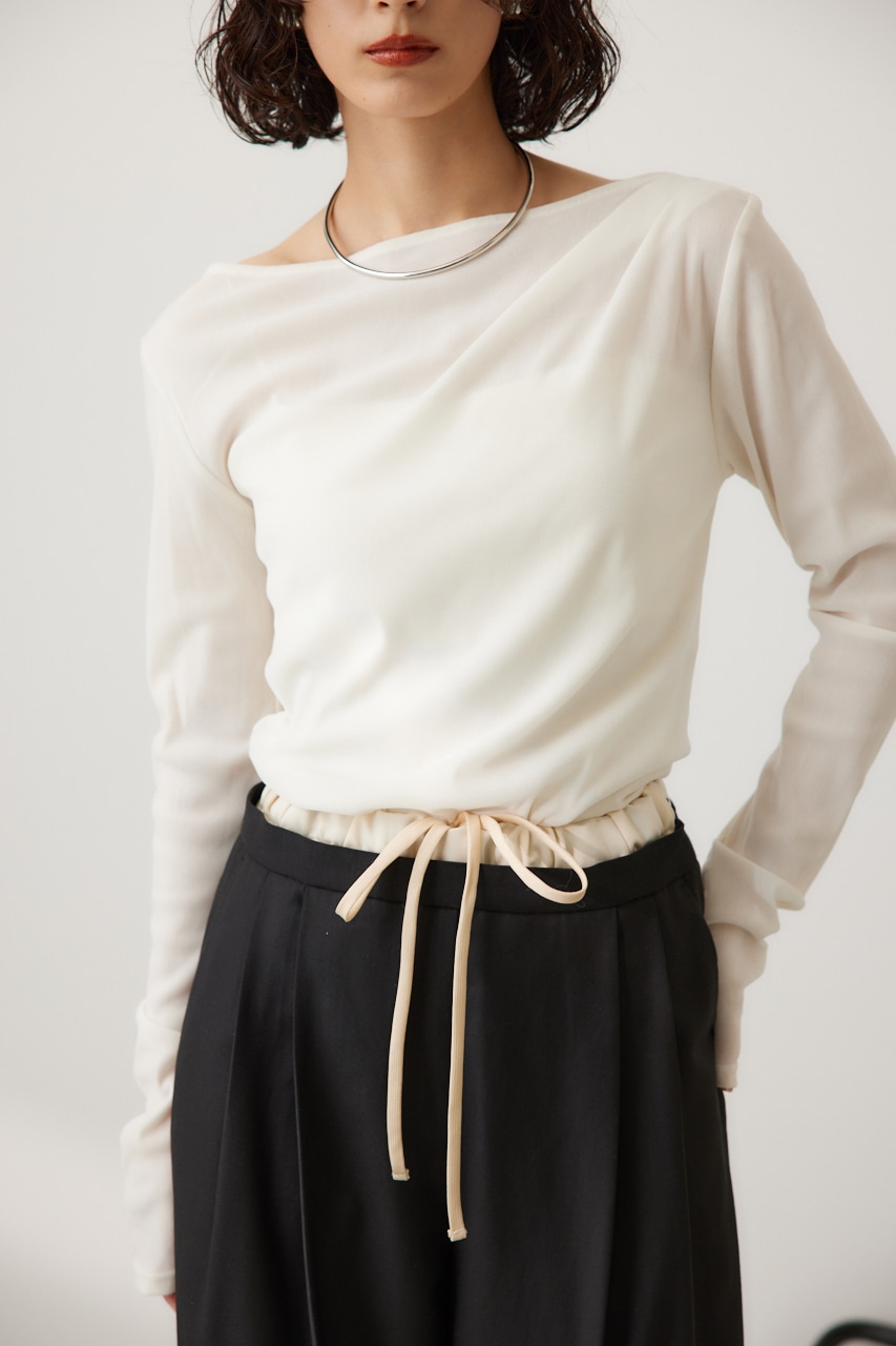 crie conforto | シアーベロアライクトップス (Tシャツ・カットソー