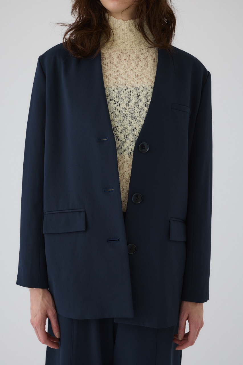 RIM.ARK | Collarless padded JK (JACKETS ) |RIM.ARK ONLINE STORE