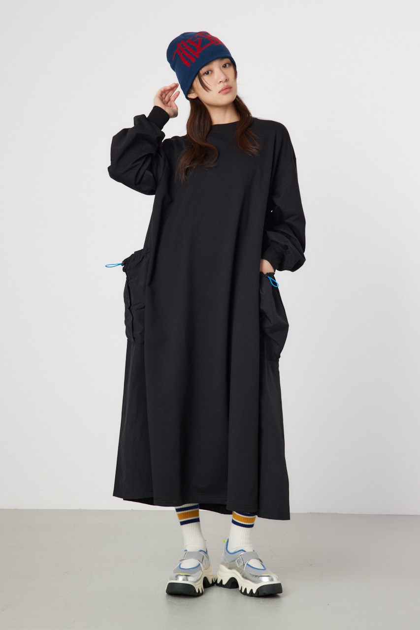 RODEO CROWNS WIDE BOWL | ナイロンドッキングマキシワンピース