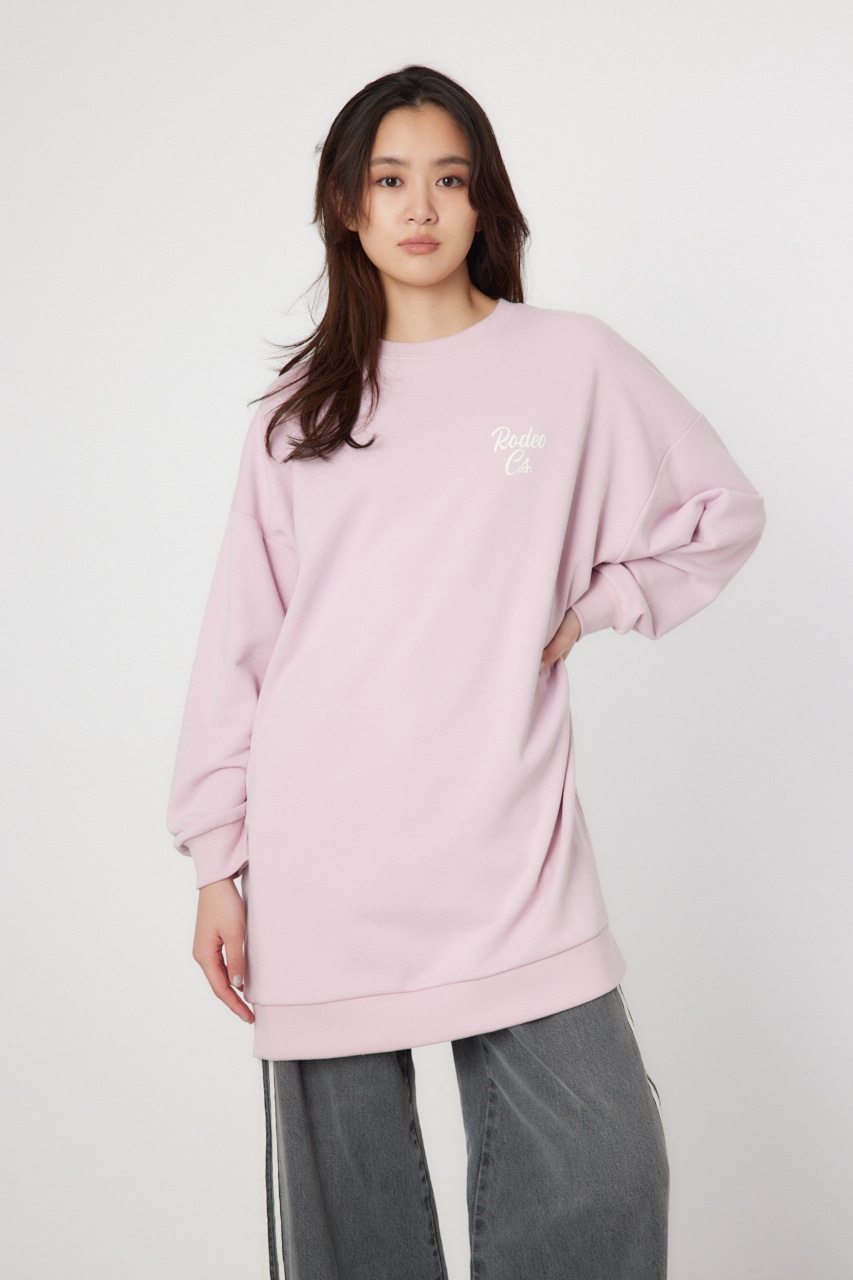 RODEO CROWNS WIDE BOWL | ペイズリーロゴスウェットワンピース