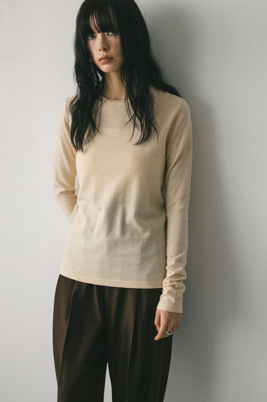 STYLEMIXER | ウォッシャブルクルーネックニット (ニット ) |SHEL'TTER