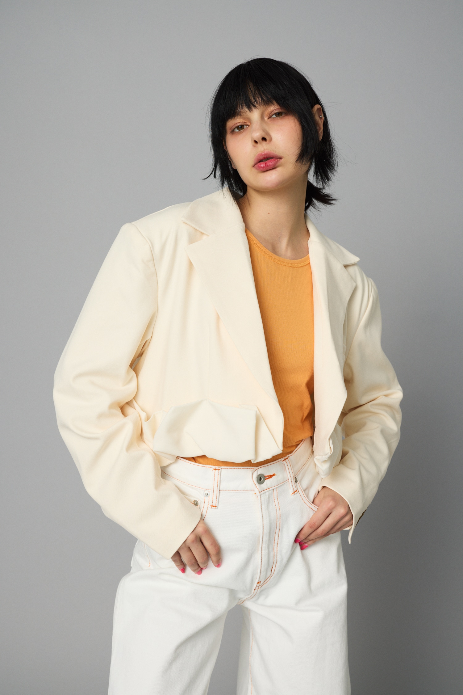 HeRIN.CYE | Balloon short jacket (ジャケット ) |SHEL'TTER WEBSTORE