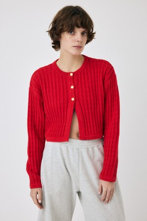 MOUSSY | BI COLOR ニットカーディガン (カーディガン ) |SHEL'TTER